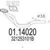 MTS 01.14020 Exhaust Pipe